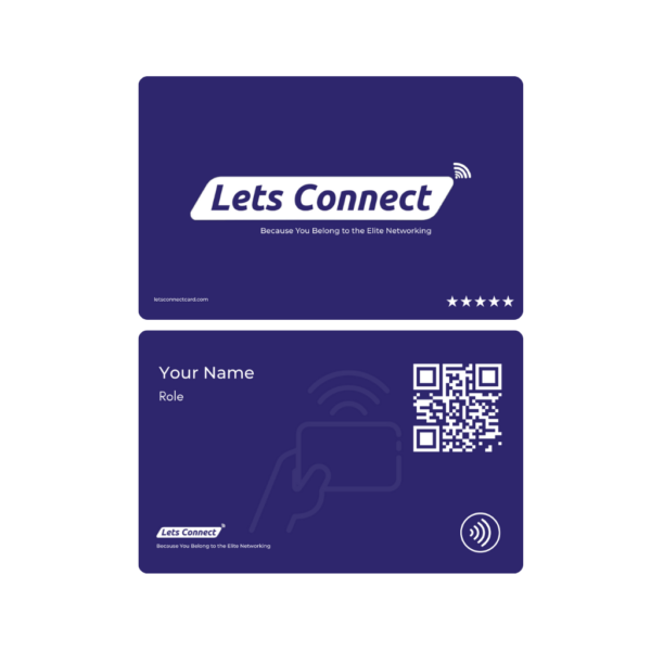 Meteorite-Digital Business card with NFC QR code – Diamond