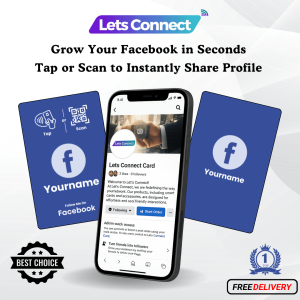 Facebook NFC Business Card with QR Code