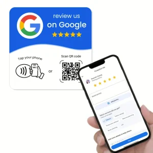 google-review-plaque-blue